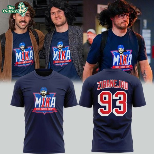 New York Rangers 2026 M1KA Special Edition Graphic T-Shirt