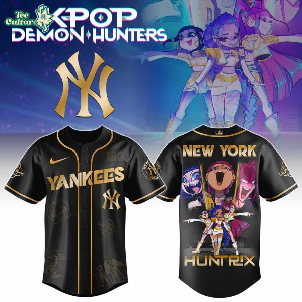 New York Yankees Golden Kpop Demon Hunter Limited Edition Baseball Jersey – Popular Item
