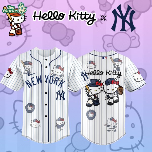 New York Yankees x Hello Kitty Custom Design 2026 Limited Edition Jersey