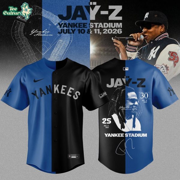 New York Yankees x Jay-Z Hometown Show 2026 Limited Edition Jersey Ver2