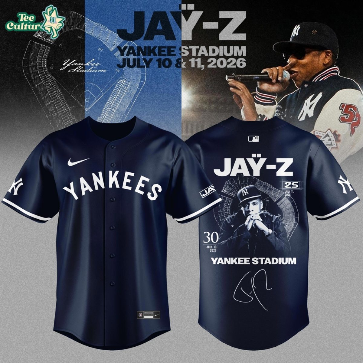 New York Yankees x Jay-Z Hometown Show 2026 Limited Edition Jersey