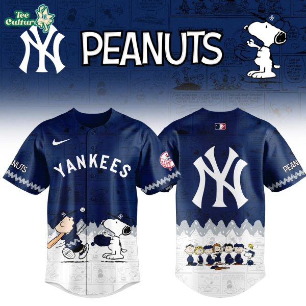 New York Yankees x Peanuts Night 2026 Special Edition Baseball Jersey