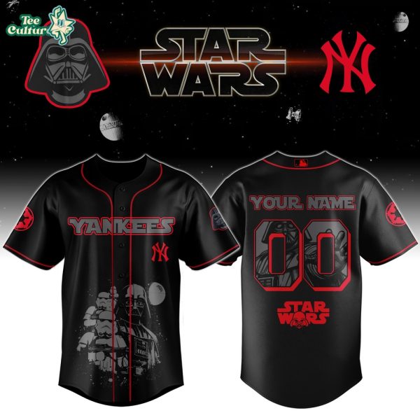 New York Yankees x Star Wars Dark Force Special Edition Baseball Jersey 2026