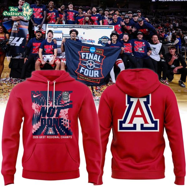 Nike Arizona Wildcats Men’s Basketball 2026 Final Four Red Hoodie