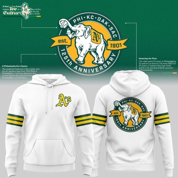 Oakland Athletics 125th Anniversary Hoodie