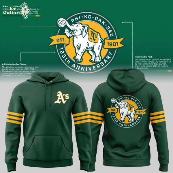 Oakland Athletics 125th Anniversary Hoodie by Teesculture.com