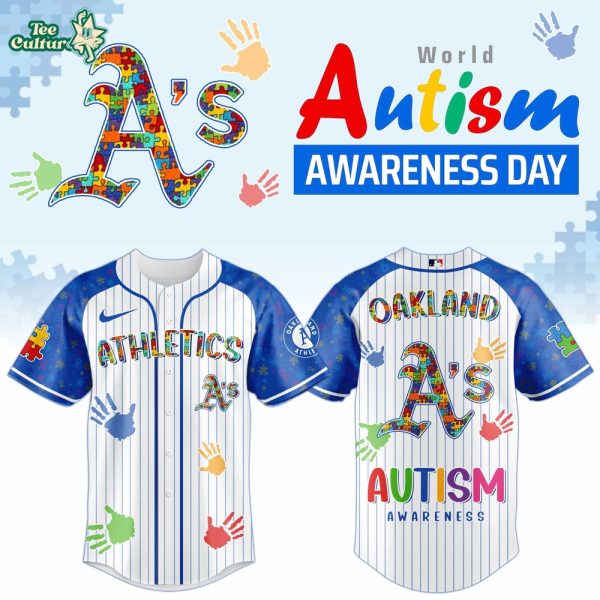 Oakland Athletics – Autism Awareness 2026 Limited Editions Jersey