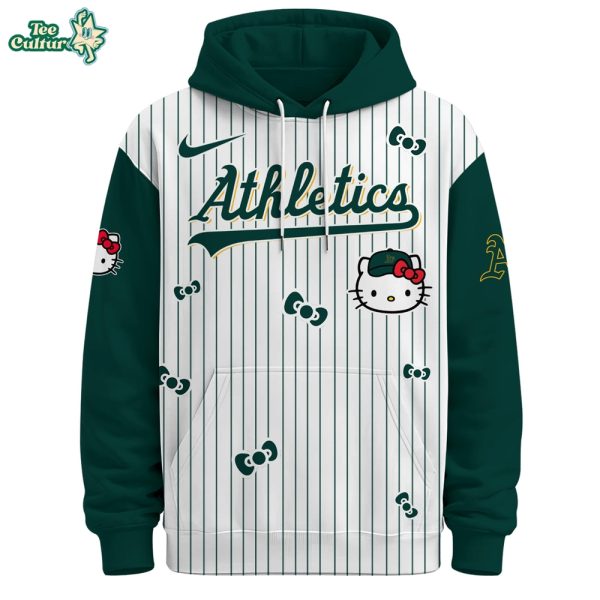 Oakland Athletics Hello Kitty Special Edition Fan Hoodie by Teesculture.com