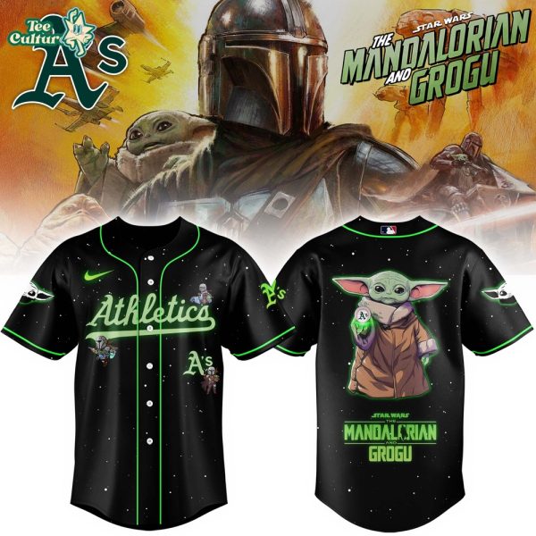 Oakland Athletics x The Mandalorian & Grogu Premium Limited Baseball Jersey