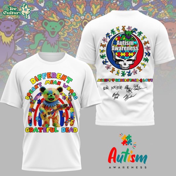 Official Autism Awareness 2026 Grateful Dead Graphic Shirt