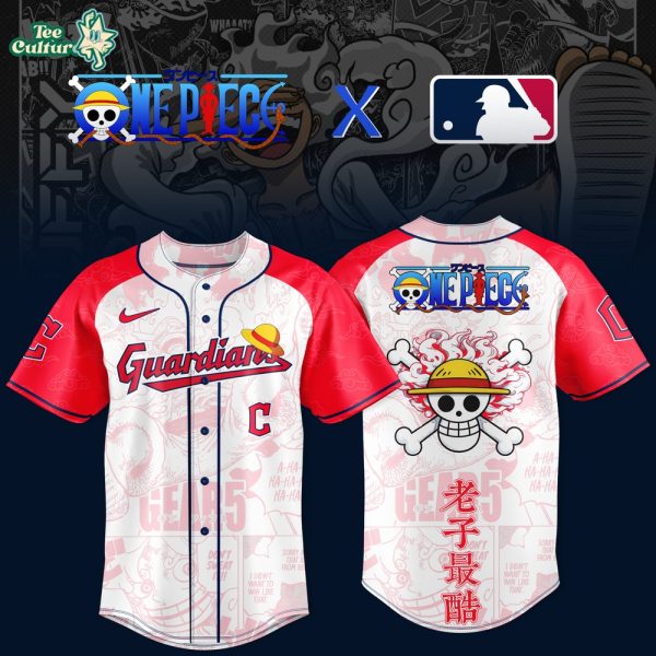 One Piece Anime x Cleveland Guardians 2026 Limited MLB Jersey