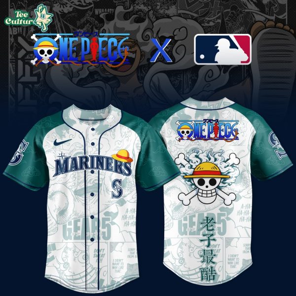 One Piece x Seattle Mariners MLB Anime Collaboration Jersey 2026