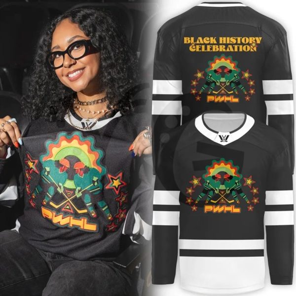 PWHL Black History Celebration 2026 Commemorative Hockey Jersey