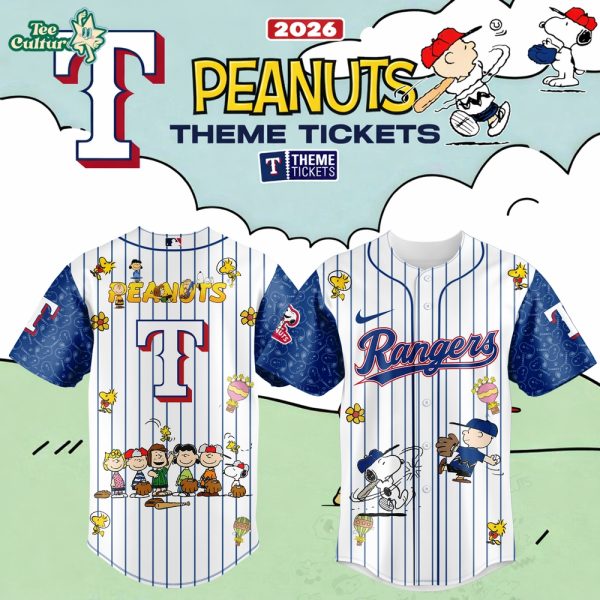 Peanuts Jersey, Rangers Jersey, Snoopy Apparel