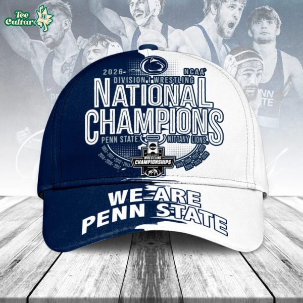 Penn State Nittany Lions Wrestling 2026 National Champions Classic Cap Ver2