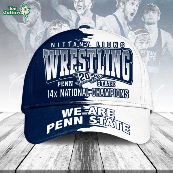 Penn State Nittany Lions Wrestling 2026 National Champions Classic Cap Ver4