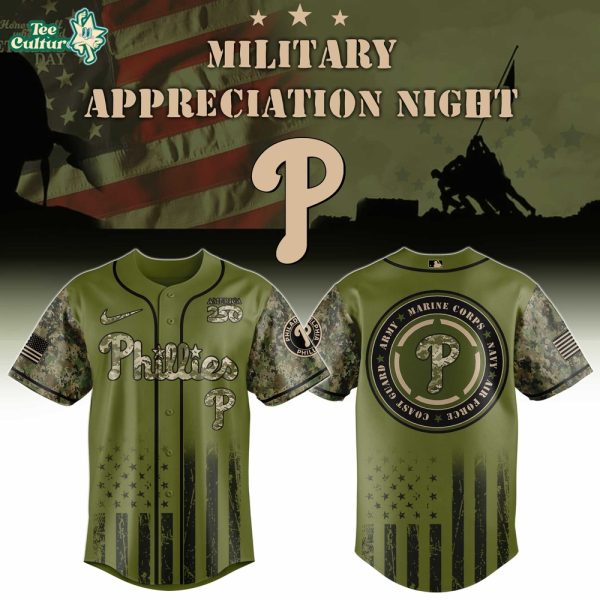 Philadelphia Phillies Military Appreciation 2026 Limited Edition Baseball Jersey