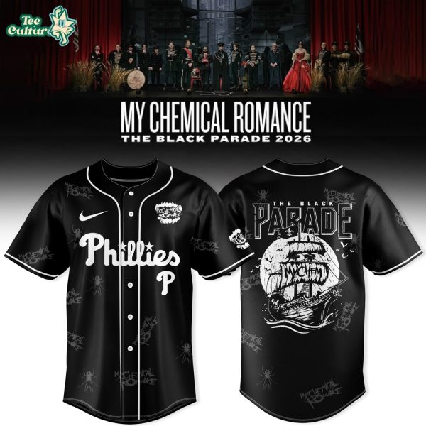 Philadelphia Phillies x My Chemical Romance The Black Parade 2026 Jersey Collection