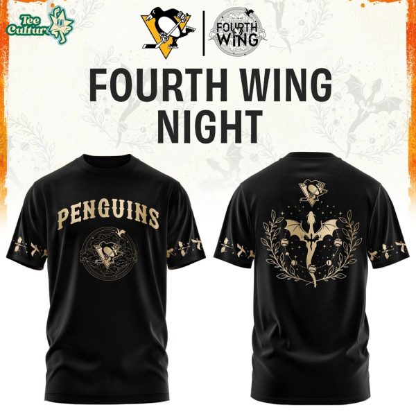 Pittsburgh Penguins Fourth Wings Night Graphic Fan T-Shirt | Jogger | Cap