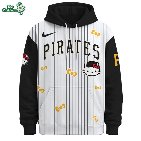 Pittsburgh Pirates Hello Kitty Special Edition Fan Hoodie by Teesculture.com