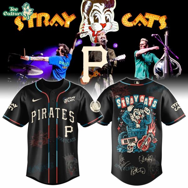 Pittsburgh Pirates Stray Cats 2026 US Tour Inspired Baseball Jersey