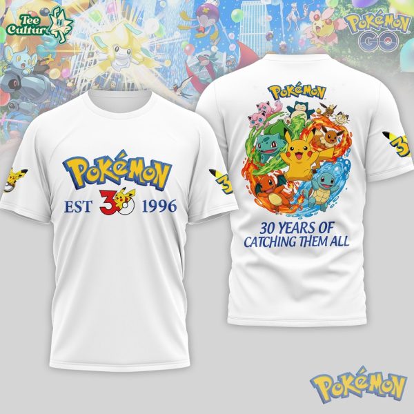 Pokémon 30th Anniversary Catch Them All Collector T-Shirt