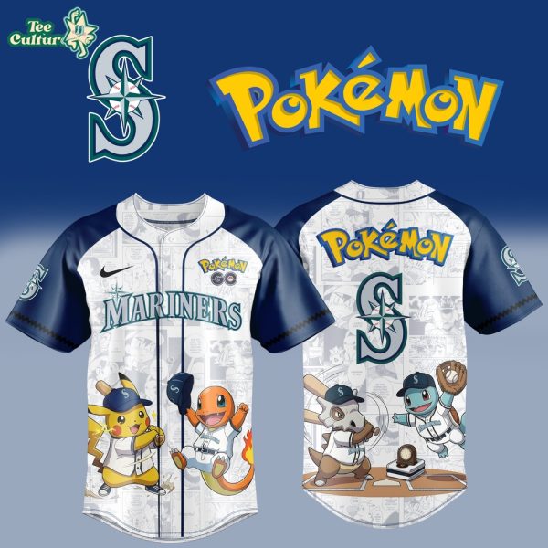 Pokémon x Seattle Mariners MLB Special Anime Edition Jersey 2026