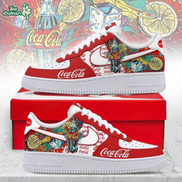 Premium Coca-cola Color Splash AF1 Shoes