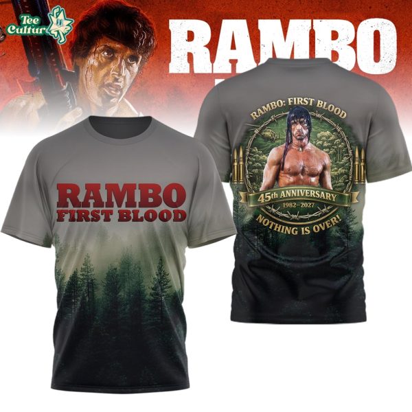 Premium Rambo First Blood 45th Anniversary 3D Shirt