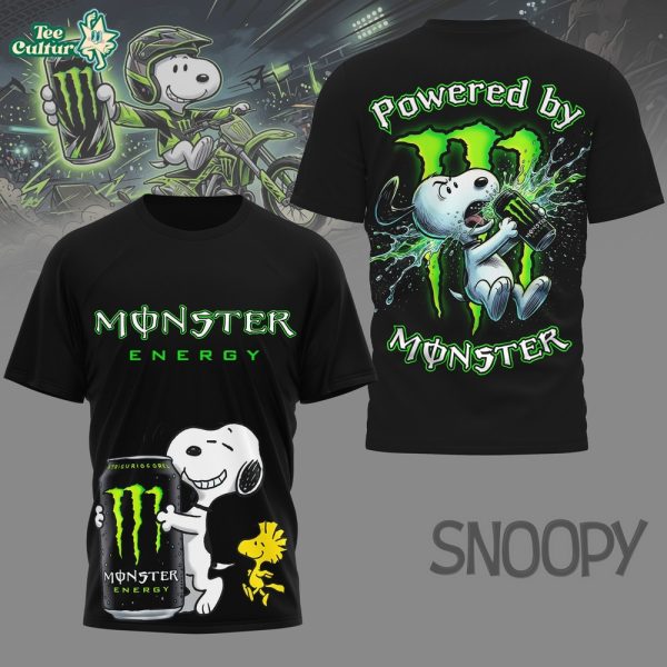 Premium Snoopy x Monster Energy 3D Shirt