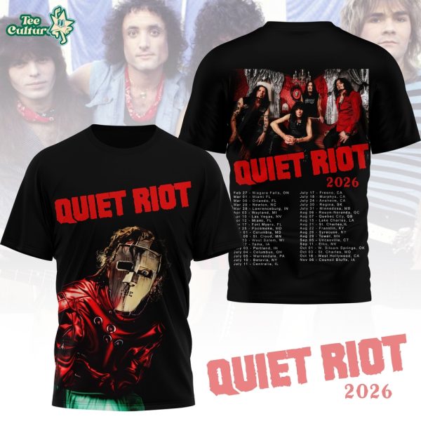 Quiet Riot 2026 Tour Gift For Fans Shirt