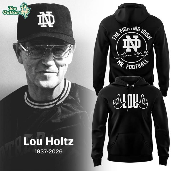 R.I.P Lou Holtz Thank You For The Memories Limited Edition Hoodie Ver4