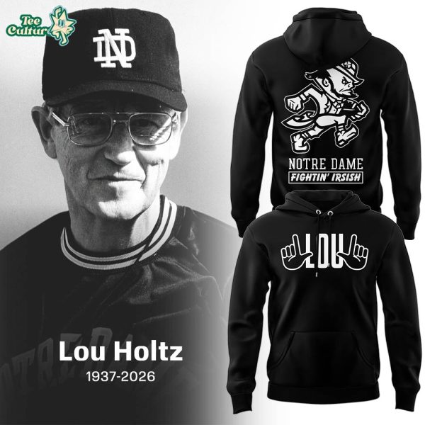 R.I.P Lou Holtz Thank You For The Memories Limited Edition Hoodie Ver5