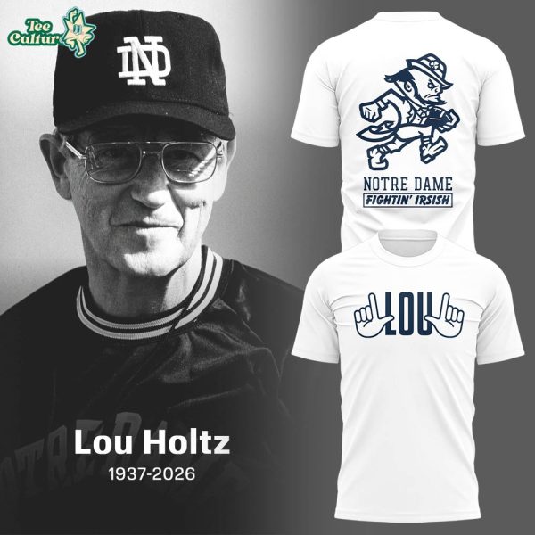 R.I.P Lou Holtz Thank You For The Memories Limited Edition Shirt White Ver2