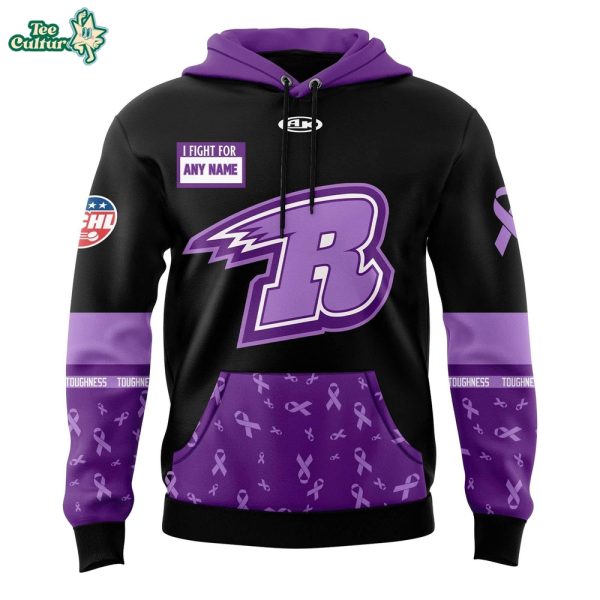 Rapid City Rush 2026 Hockey Fights Cancer Awareness Hoodie by Teesculture.com