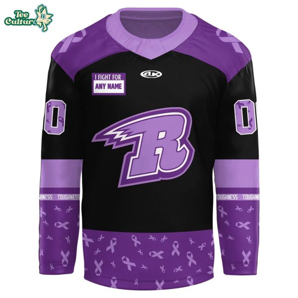 Rapid City Rush 2026 Hockey Fights Cancer Awareness Jersey by Teesculture.com