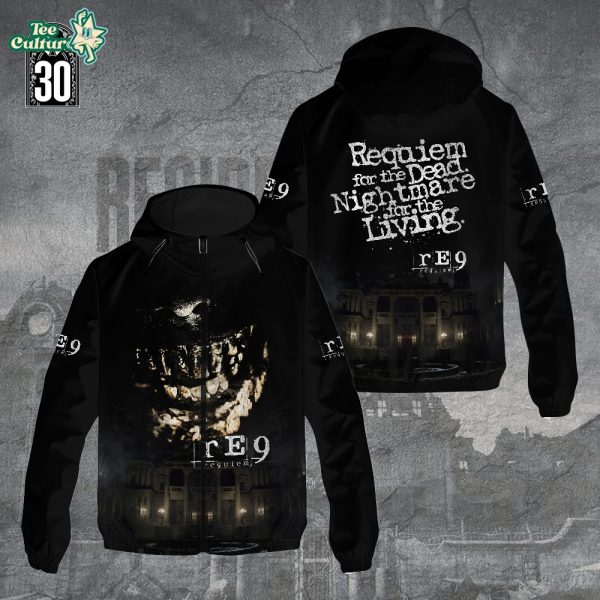 Resident Evil Requiem 3D Graphic Windbreaker Jacket Limited Edition