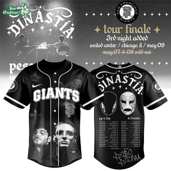San Francisco Giants MLB x Dinastía Tour Jersey Limited Edition