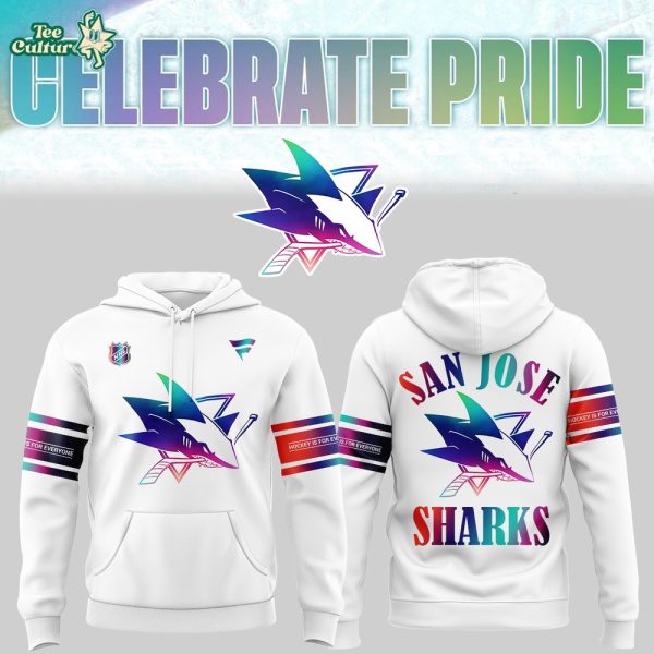 San Jose Sharks Celebrate Pride Limited Edition Graphic Hoodie