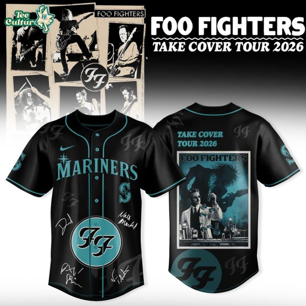 Seattle Mariners Foo Fighters Take Cover Tour 2026 Special Edition Baseball Jersey