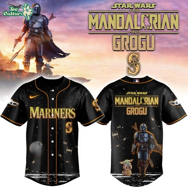 Seattle Mariners Grogu & Mandalorian Special Edition Baseball Jersey
