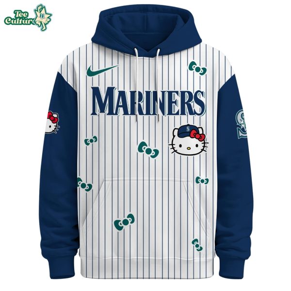 Seattle Mariners Hello Kitty Special Edition Fan Hoodie by Teesculture.com