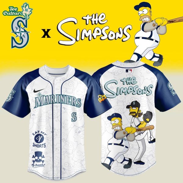 Seattle Mariners MLB x The Simpsons Special Edition Jersey 2026