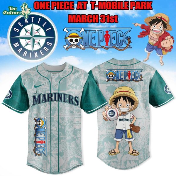 Seattle Mariners One Piece Night at T-Mobile Park 2026 Limited Edition Baseball Jersey