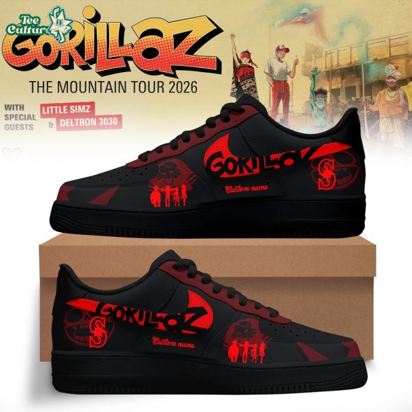 Seattle Mariners x Gorillaz The Mountain Tour 2026 North America AF1 Custom Sneaker