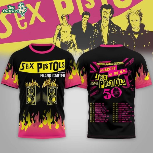 Sex Pistols X Frank Carter North American Tour Tshirt 2026