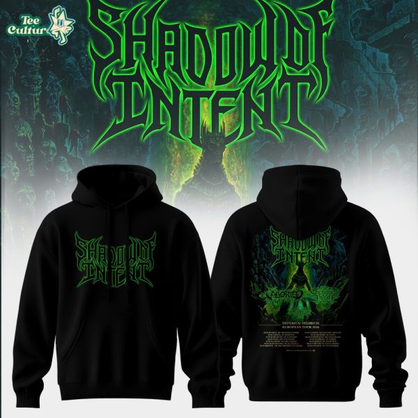 Shadow of Intent European Tour 2026 Black Hoodie Merch