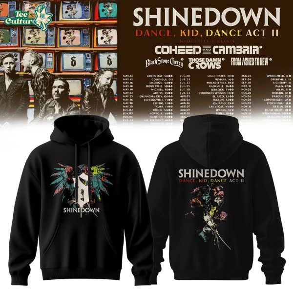 Shinedown: “Dance, Kid, Dance Act II World Tour” Hoodie Collection Ver2