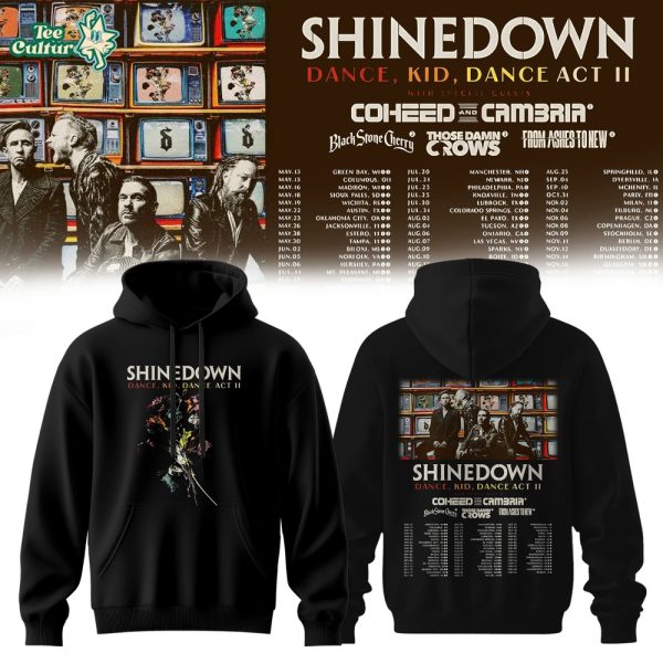 Shinedown: “Dance, Kid, Dance Act II World Tour” Hoodie Collection Ver3