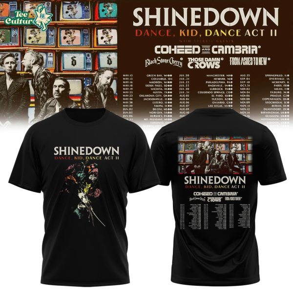 Shinedown: “Dance, Kid, Dance Act II World Tour” Tee Collection